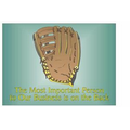 Baseball Glove Rectangle Photo Hand Mirror (2.5" x 3.5")